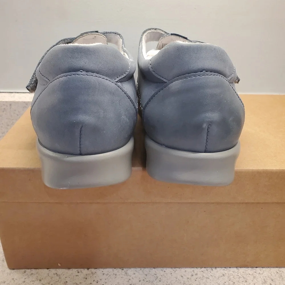 SAS Tripad‎ Comfort Blue Roamer Mary Jane T-Strap Shoes Womens 8.5 W Made in USA